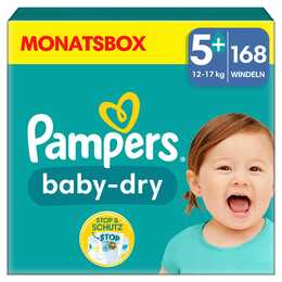 PAMPERS Baby-Dry Junior Plus T. 5+ (168 pezzo)