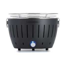 LOTUSGRILL Small Holzkohlegrill (Grau, Anthrazit)