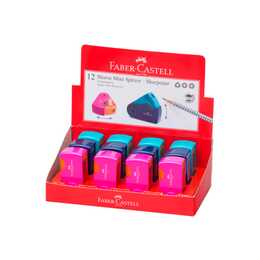 FABER-CASTELL Handspitzer Sleeve Mini (Farbig assortiert)