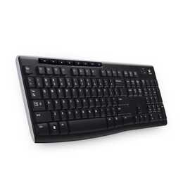 LOGITECH K270 (USB, Angleterre, Sans fil)