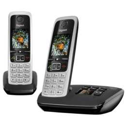 GIGASET C430A (DECT, Nero, Argento)