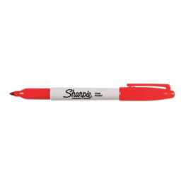 SHARPIE Marqueur permanent (Rouge, 1 pièce)