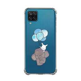 EG Backcover (Galaxy A12, Elefante, Transparente)