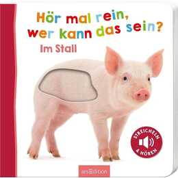 Hör mal rein, wer kann das sein? - Im Stall. Streicheln und hören