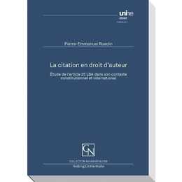 La citation en droit d'auteur