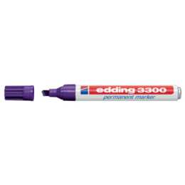 EDDING Permanent Marker 3300 (Violett, 1 Stück)