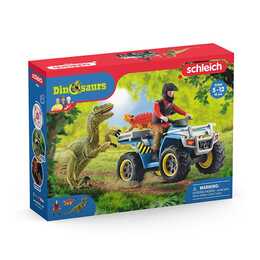 SCHLEICH Dinosaurs Hannahs Gastpferd & Ruby Spielfiguren-Set