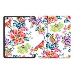 EG MTT Coque pour Apple iPad 9.7" 2017-2018 - Fleurs