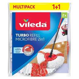 VILEDA Mocio ricambio Turbo 2in1 (2 pezzo)