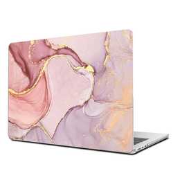 EG Coque rigide (MacBook Air 13" M2 2022, Marbre, Rose)