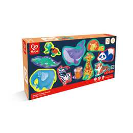 HAPE TOYS Animali Puzzle (10 x 3 pezzo, 4 pezzo, 5 pezzo, 2 pezzo, 6 pezzo)