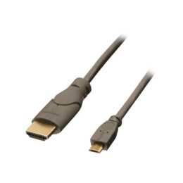 LINDY Câble de connexion (Micro USB Typ B, HDMI, 0.5 m)