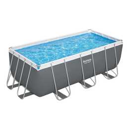 BESTWAY Piscine tubulaire Power Steel (201 cm x 412 cm x 122 cm)