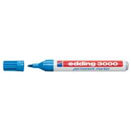 EDDING Permanent Marker (Blau, 1 Stück)