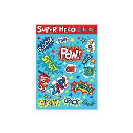 RACHEL ELLEN Sticker Superman (Text & Buchstaben)