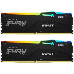 KINGSTON TECHNOLOGY Fury Beast RGB KF552C36BBEAK2-64 (2 x 32 Go, DDR5 5200 MHz, DIMM 288-Pin)