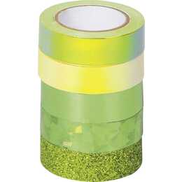 HEYDA Washi Tape Set (Verde, 5 m)