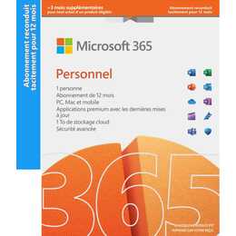 MICROSOFT 365 Personnel Extra Time Abo 15 Monate mit automatischer Verlängerung (Abo, 1x, 15 Monate, Französisch)