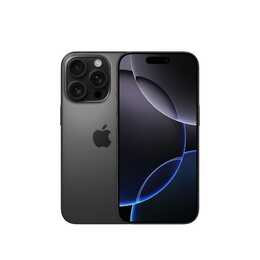 APPLE iPhone 16 Pro (256 GB, Titane noir, 6.3", 48 MP, 5G)