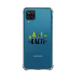 EG Backcover (Galaxy A12, Caktus, Transparente)