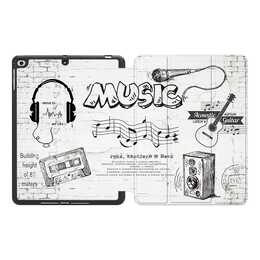 EG MTT Coque pour Apple iPad 9.7" 2017-2018 - Musique