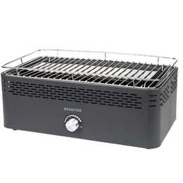 KRAFTER Quadro Holzkohlegrill (Schwarz)