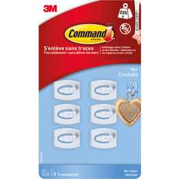 3M Ganci adesivi Mini (2.9 cm, 6 pezzo)