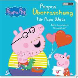 Peppa Pig: Peppas Überraschung für Papa Wutz - Mein besonderes Klappenbuch. Pappbilderbuch mit Klappen