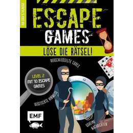 Escape Games Level 2 (grün) - Löse die Rätsel! - 10 Escape Games ab der 5. Klasse