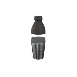 KEEPCUP Gobelet isotherme Kit M (0.34 l, Gris, Noir)