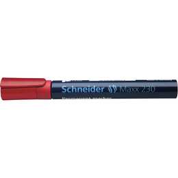 SCHNEIDER Marqueur permanent Maxx (Rouge, 1 pièce)