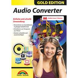MARKT + TECHNIK Audio Converter Ultimate (Jahreslizenz, 3x, Deutsch, Englisch)