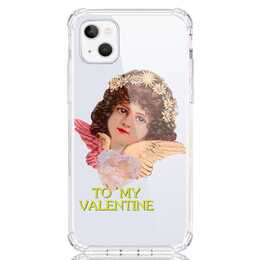 EG Backcover (iPhone 14, Engel, Transparent)