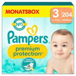 PAMPERS Premium Protection 3 (204 pièce)