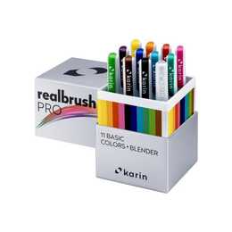 KARIN Marcatore creativo Real Pen Pro (Colori assortiti, 12 pezzo)