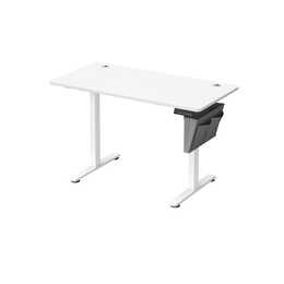 SONGMICS tavolo per computer (120 cm x 60 cm x 72 cm, Bianco)