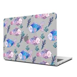 EG Coque rigide (Macbook Air 15" M2 2023, Poisson, Bleu)