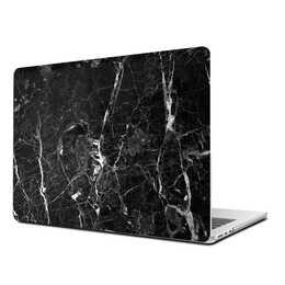 EG Coque rigide (MacBook Air 13" M2 2022, Marbre, Noir)