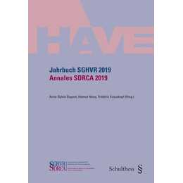 Jahrbuch SGHVR 2019 / Annales SDRCA 2019