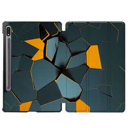 EG cover per Samsung Galaxy Tab S8+ 12.4" (2022) - verde - geometrica