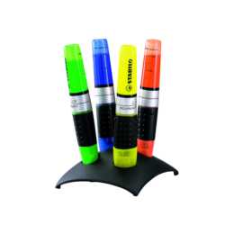 STABILO Surligneur Luminator (Jaune, Orange, Vert, Bleu, 4 pièce)