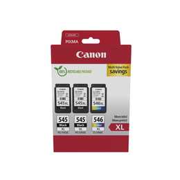 CANON PG-545XL x2/CL-546XL (Giallo, Nero, Magenta, Cyan, Multipack)