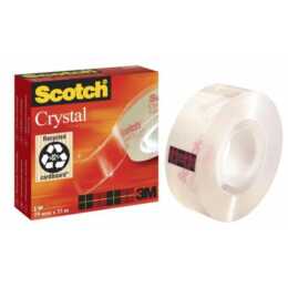 SCOTCH Nastro da ufficio Crystal (19 mm x 10 m, 1 pezzo)