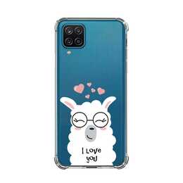 EG Backcover (Galaxy A12, Alpaca, Transparente)