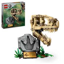 LEGO Jurassic World Les fossiles de dinosaures : le crâne du T. rex (76964)