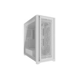 CORSAIR PC-Gehäuse 5000D Core Airflow Weiss (Mini ITX, E-ATX, ATX, Micro ATX)