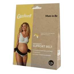 CARRIWELL Bandeau de grossesse (Noir, S, M)