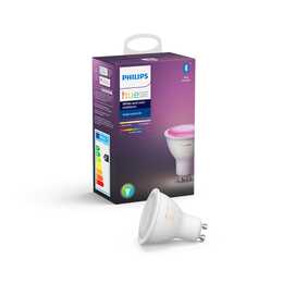 PHILIPS HUE LED Birne White & Color (GU10, Bluetooth, 5 W)