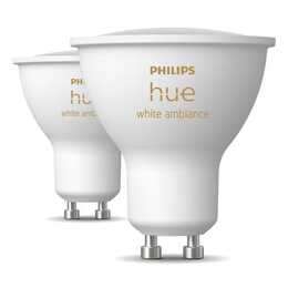 PHILIPS HUE Ampoule LED White Ambiance (GU10, ZigBee, Bluetooth, 4.2 W)