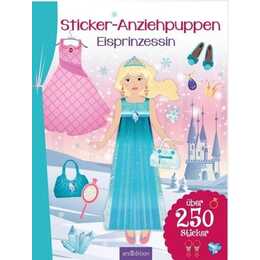 Sticker-Anziehpuppen Eisprinzessin